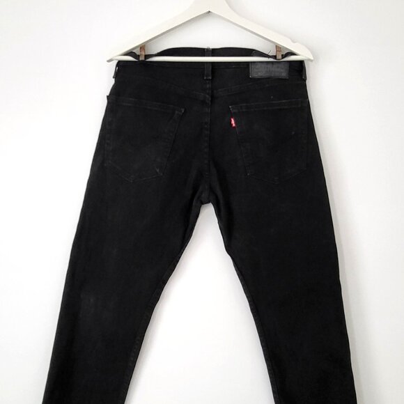 Levi’s 502 Taper Fit Jeans Black Size 30x32 Men’s Denim - Picture 3 of 11